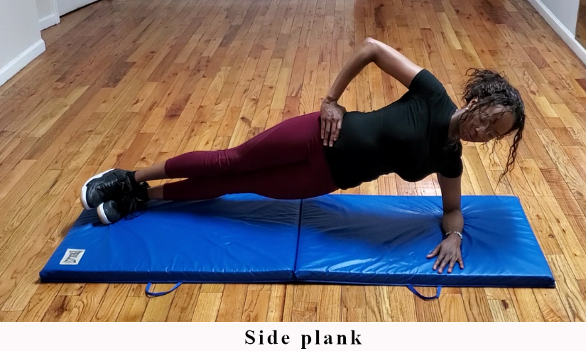 Core strengthening stabilization exercise example 2.
